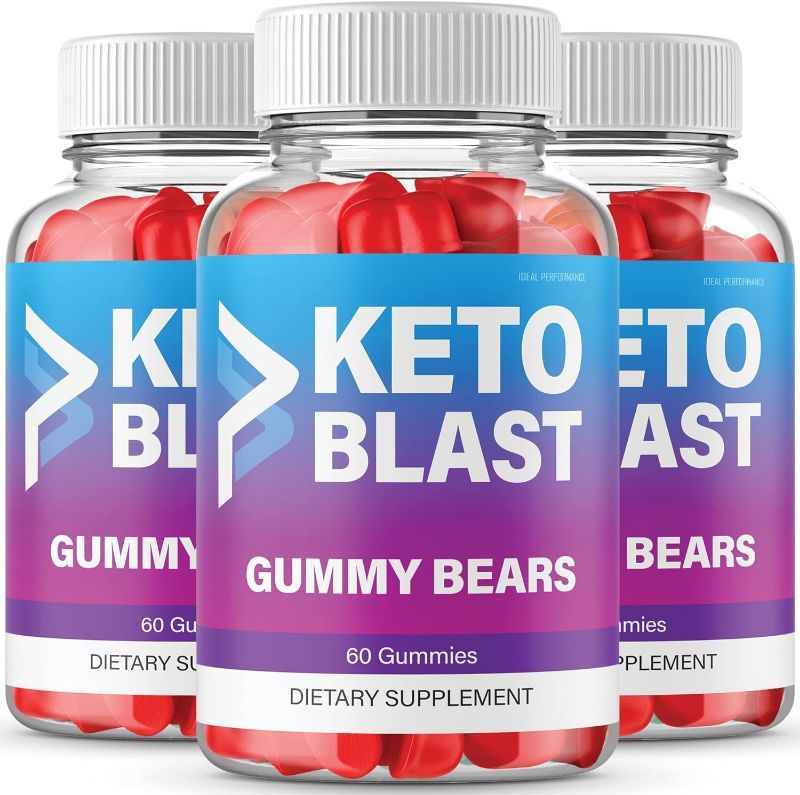 Photo 1 of IDEAL PERFORMANCE (3 Pack) Keto Blast Gummies Keto Blast Gummy Bears Blast Keto Gummi Bears Max Keto Blast ACV Gummies KetoBlast ACV Gummies Supplement (180 Gummies)
EXP: 07/2024
