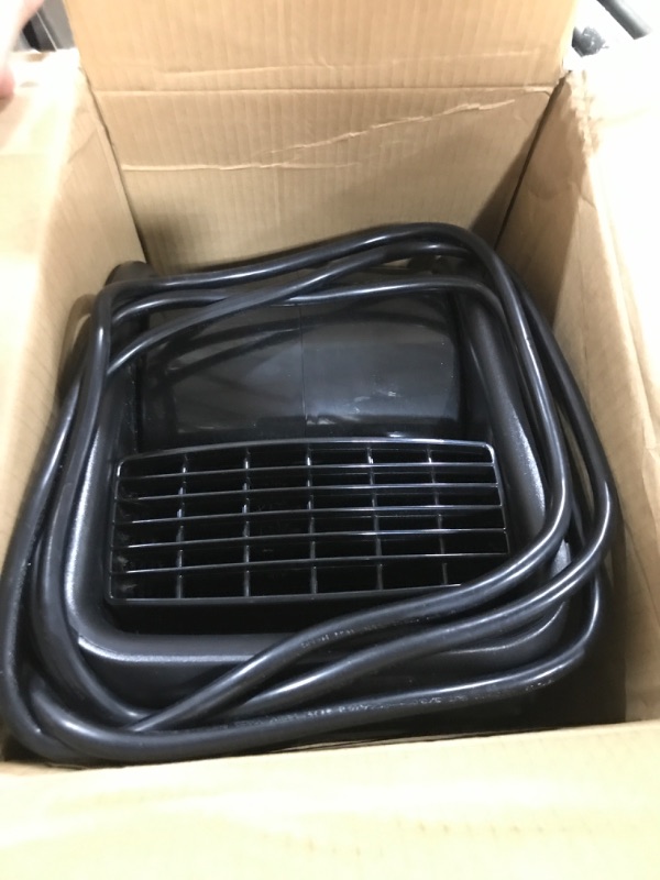 Photo 2 of Lasko U12104 High Velocity Pro Pivoting Utility Fan for Cooling, Ventilating, Exhausting and Drying at Home, Job Site and Work Shop, Black 12104 12.2 x 9.6 x 12.3 inches