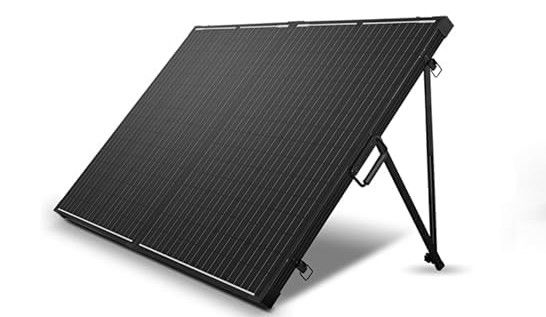 Photo 1 of Renogy 200W 12V Portable Solar Panel Kit with 20A Controller, 100W Foldable Solar Panels and Deep Cycle 12V 100Ah AGM RV Battery 200W Panel-20A Controller + AGM Battery