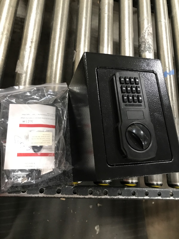 Fireproof Small Safe Box for Money, 0.23 Cu ft Mini Fireproof Safe with ...