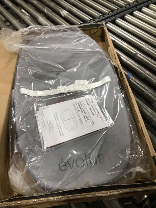 Photo 2 of Evolur Eva Baby Changing Pad, Soft and Breathable, Lightweight and Portable Waterproof Firm Padding - Dark Gray

