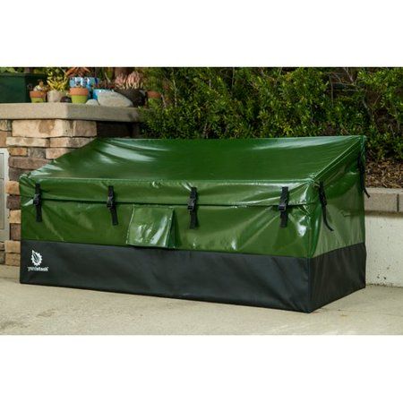 Photo 1 of YardStash Outdoor Storage Box (Waterproof) - Heavy Duty, Portable, All Weather Tarpaulin Deck Box - Protects from Rain, Wind, Sun & Snow - Perfect for
