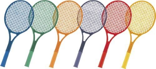 Photo 1 of Plastic Tennis Racket Set, PK 6
