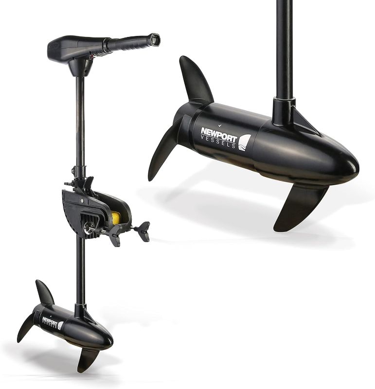 Photo 1 of Newport NV-Series Thrust Saltwater Transom Mounted Trolling Electric Trolling Motor w/LED Battery Indicator
