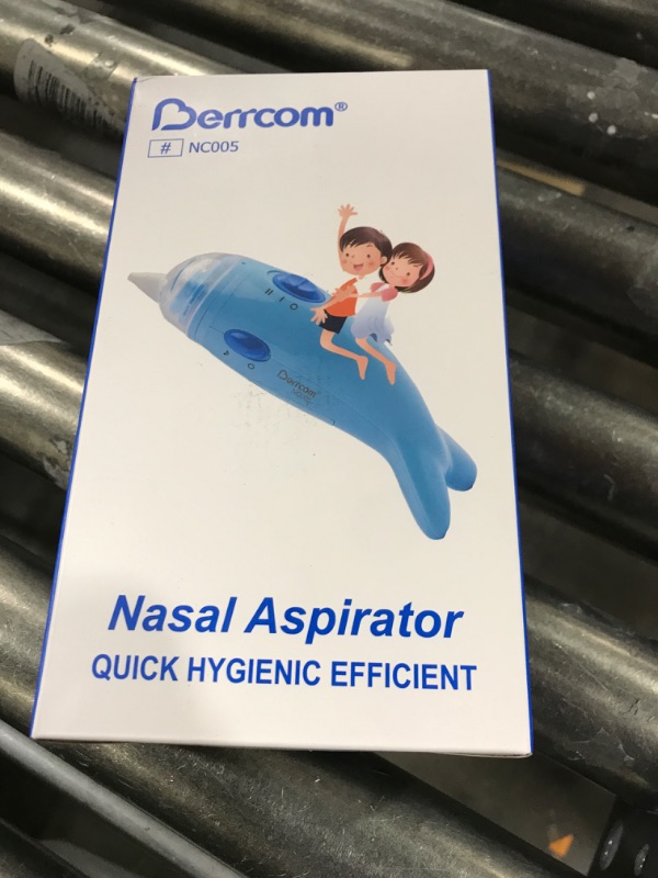 Photo 2 of Berrcom Nasal Aspirator for Baby, Electric Nose Sucker for Toddlers, Baby Nose Cleaner with 3 Silicone Tips, Automatic Booger Sucker for Kids with Music, Adjustable Suction Level NC005