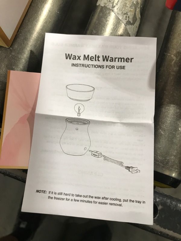 Photo 1 of wax melt warmer device TEDDROP 