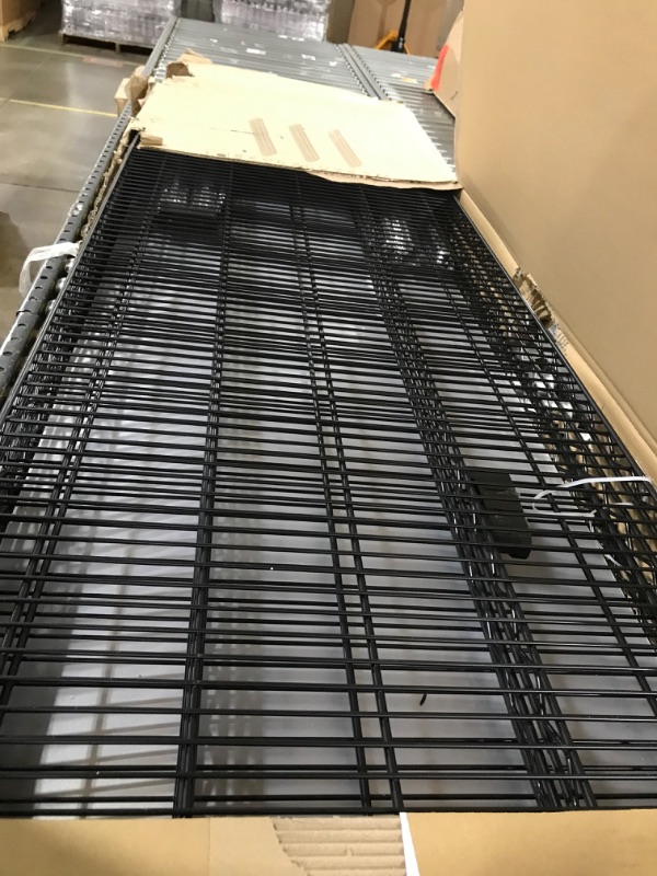 Photo 3 of Amazon Basics 3-Shelf Adjustable, Heavy Duty Storage Shelving Unit (250 lbs loading capacity per shelf), Steel Organizer Wire Rack, 23.2"L x 13.4"W x 30"H, Black
