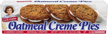 Photo 1 of Little Debbie Oatmeal Crème Pies, 12 Individually Wrapped Sandwich Cookies, 16.2 OZ Box 2
