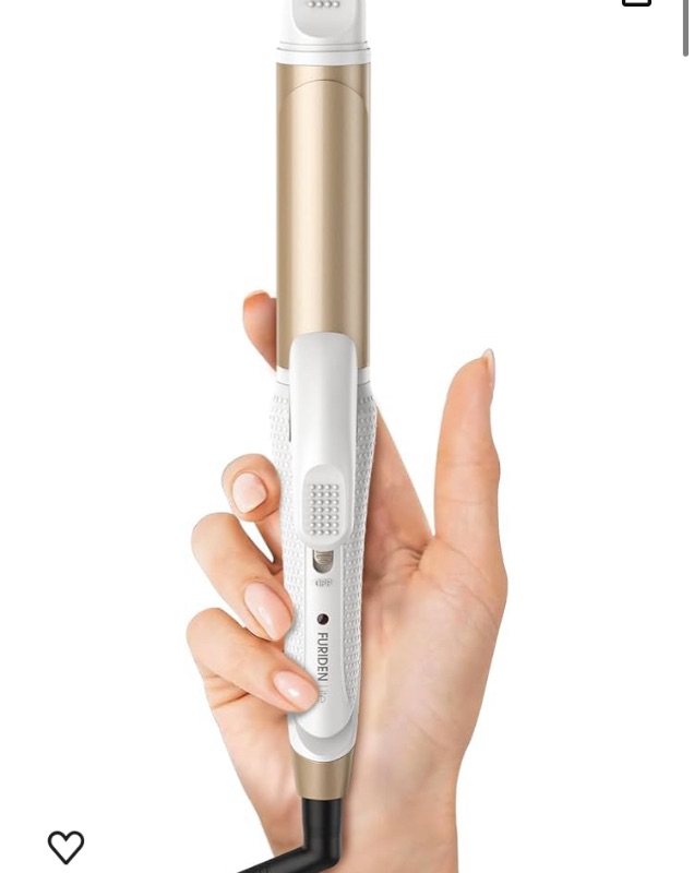 Photo 1 of Travel Curling Iron, Dual Voltage Curling Iron 1 inch, Lightweight and Dual Voltage(100-240V), Allows You to Use it Anywhere in The World, Straightening or Curling