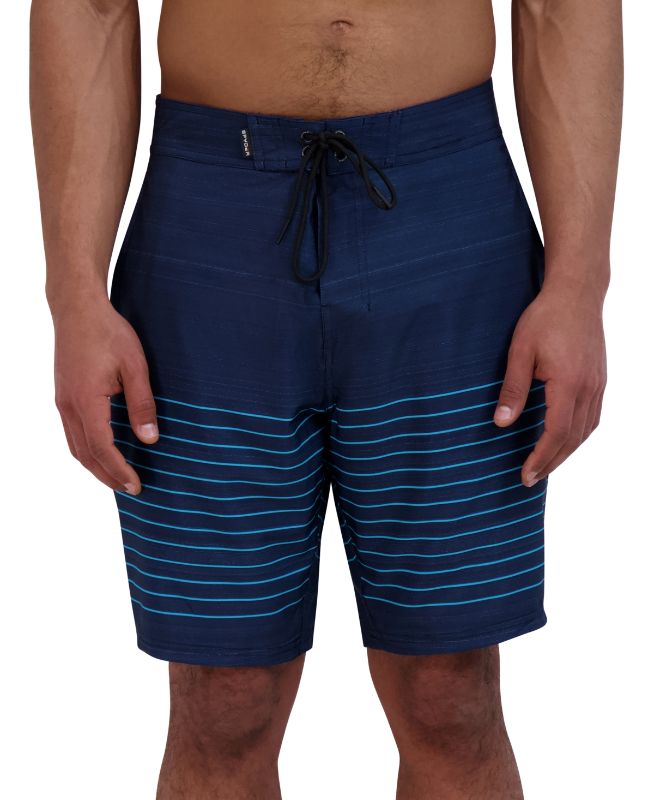 Photo 1 of Spyder Men's Stripe Board Shorts - Dress Blue--- xl 
