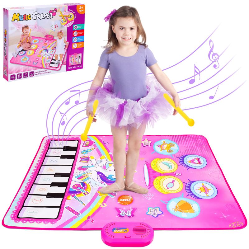 Photo 1 of Baby Piano Mat Musical Toys - Upgrade 90 x 70CM Piano and Drum Mat