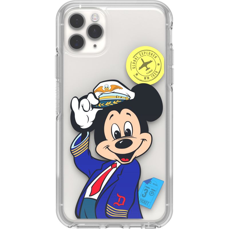 Photo 1 of (iPhone 11 Pro Max and iPhone Xs Max) Symmetry Series Clear Pilot Mickey Collection Case