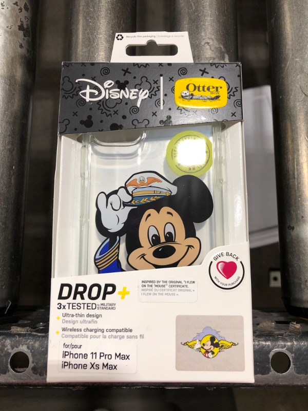 Photo 2 of (iPhone 11 Pro Max and iPhone Xs Max) Symmetry Series Clear Pilot Mickey Collection Case