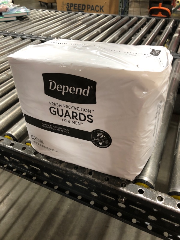 Depend Incontinence Guards for Men, Maximum, 52 Count for sale | North ...