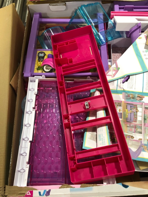 Photo 1 of Barbie Dreamhouse Dollhouse with Pool, Slide and Elevator, Plus Lights, Sounds and 70+ Total Accessories