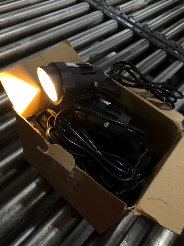 Photo 1 of (6 PC) SUNVIE Outdoor Landscape LED Lighting 12W Waterproof Garden Lights, US 3- Plug