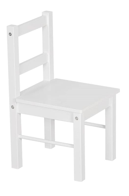 Photo 1 of UTEX Child's Wooden Chair Pair for Play or Activity, White