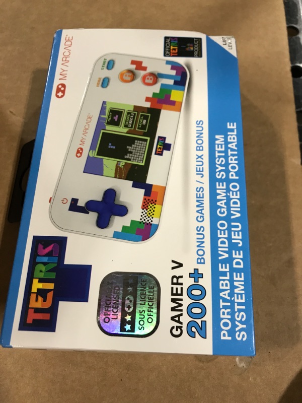 Photo 2 of My Arcade Tetris Gamer V: Portable Video Game Sytem with 201 Games, 2.5" Full Color Screen, Pocket Size