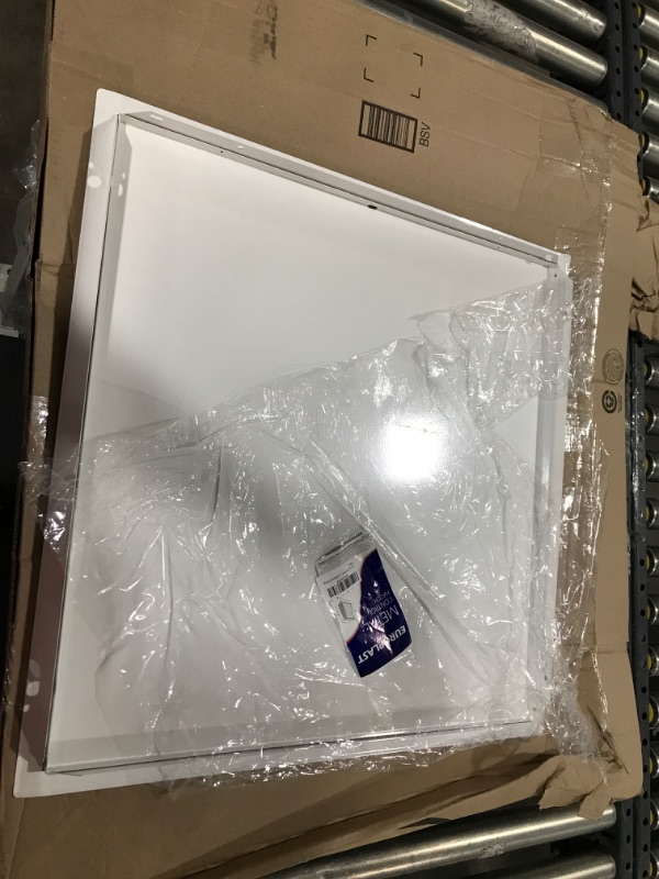 Photo 2 of 24" x 24" Inch Steel Access Panel Door (23.4x23.4) for Indoor Use - Opening Flap Cover Plate - Box Door Lock - Door Latch - Inspection Hatch - White Polymer Coating - Intended for Walls and Ceilings Steel - White 24x24