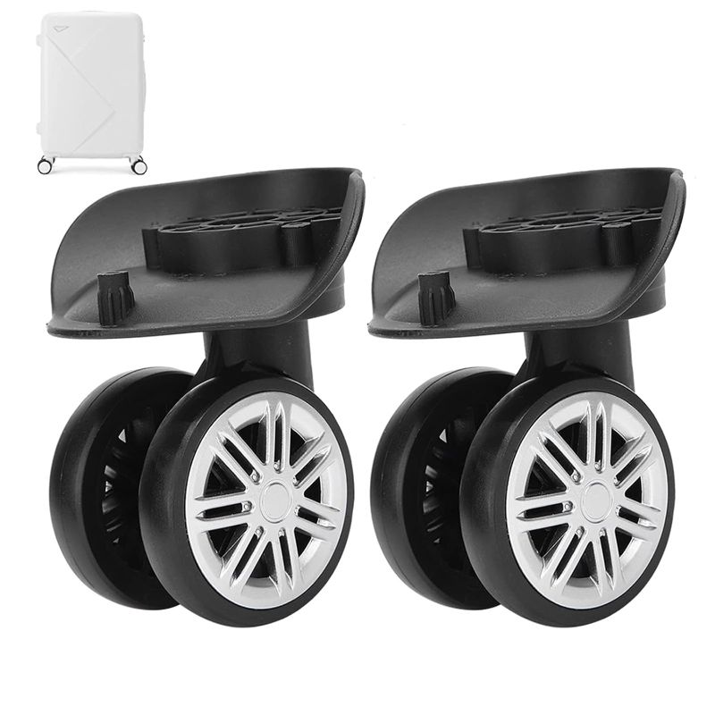 Photo 1 of Luggage Suitcase Wheels Travel Suitcases Wheels Left & Right 360 Degree Rotation Double Row Swivel Caster Wheels for Carrier Travel Suitcases