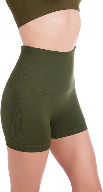 Photo 1 of Homma Tummy Control Biker Shorts for Women High Waist Seamless Workout Running Shorts Athletic Compression Gym Yoga Shorts Small