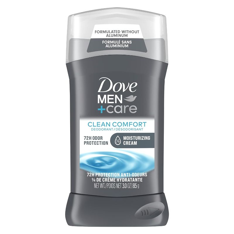 Photo 1 of Dove Men+Care Deodorant Stick for Men Clean Comfort Aluminum Free 72-Hour Odor Protection Mens Deodorant with 1/4 Moisturizing Cream 3 oz

