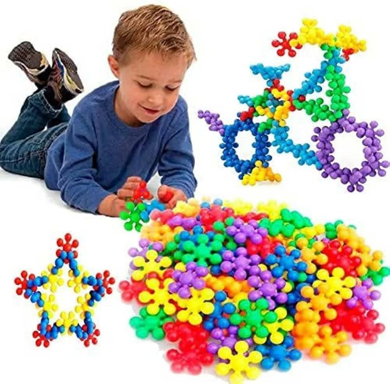 Photo 1 of LZSQTOYS 300 Pieces Building Blocks Kids STEM Toys- Discs Sets Interlocking Solid Plastic for Preschool Kids Boys and Girls Aged 3+, Creativity Kids Toys A-004 