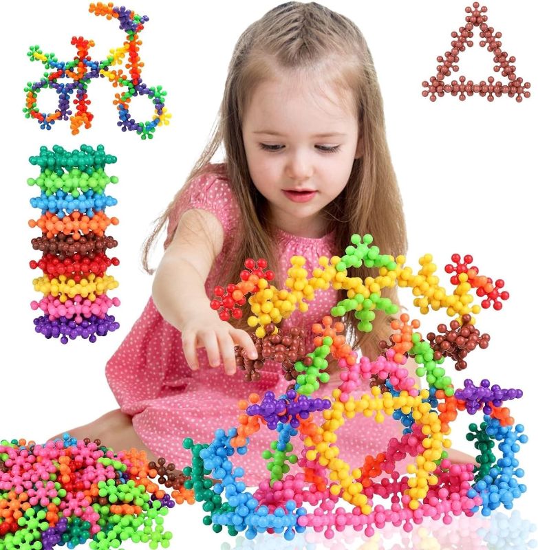 Photo 1 of LZSQTOYS 300 Pieces Building Blocks Kids STEM Toys- Discs Sets Interlocking Solid Plastic for Preschool Kids Boys and Girls Aged 3+, Creativity Kids Toys A-005