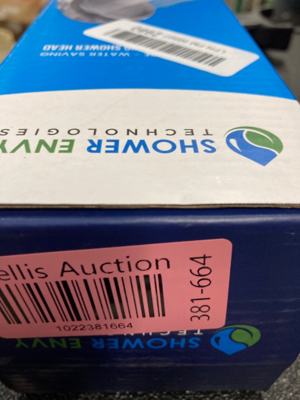 Photo 2 of (Official) Shower Envy Shower Head by Ecowater Nortex - Filtered Showerhead, Eco Powder High Pressure Water Softener with ON/OFF switch and Ionic Beads for Dry Skin & Hair - 3 Spray Settings