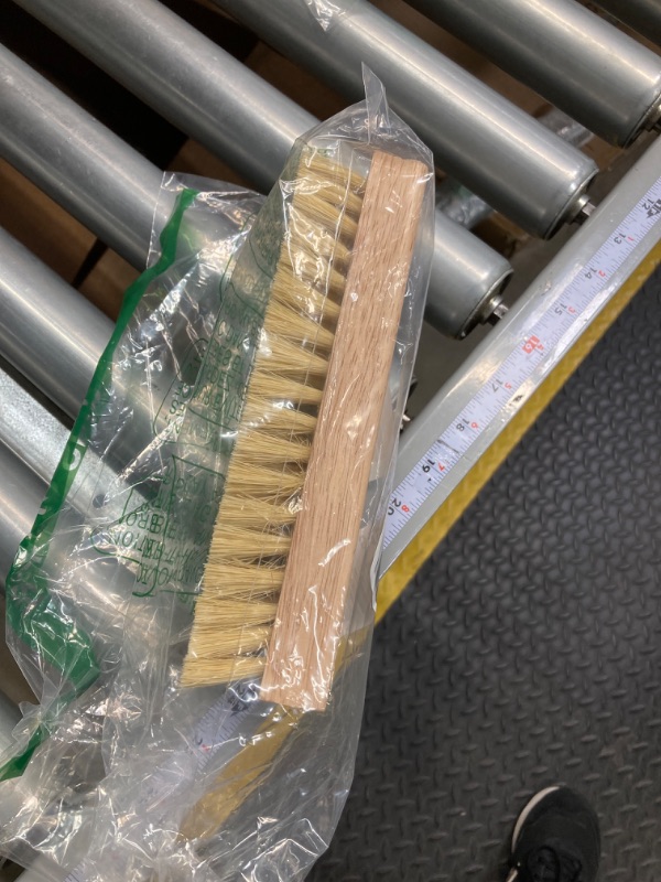 Photo 2 of 11643 Dqb Heavy Duty Acid Brush, Tampico Fiber Bristle Trim, Hardwood Handle, 8" x 1-1/16"