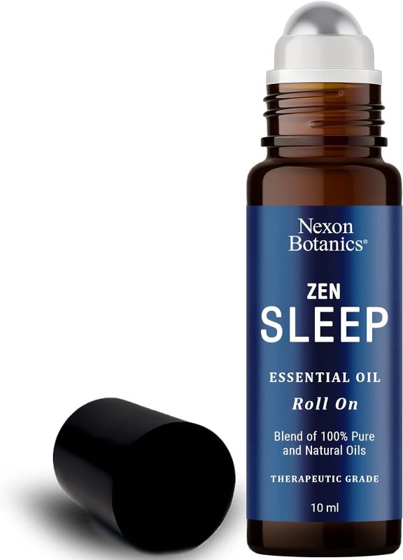 Photo 1 of 
Zen Sleep Essential Oil Roll On 10ml - Roll On Sleep Essential Oil - Roll On Essential Oils Sleep - Serenity, Deep Sleep Essential Oil Roller Ball - Sleeping Oil Roll On for Adults - Nexon Botanics
