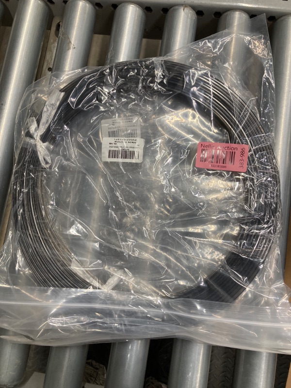 Photo 1 of *2 packs* Muzata 33FT/10M Continuous Transparent Smoky Black LED Cover Lens Clear Tape Light Seamless Plastic for U1SW U Shape Aluminum Led Channel LC03 BB (ONLY Cover No Aluminum LED Channel Included) 33ft Black Cover