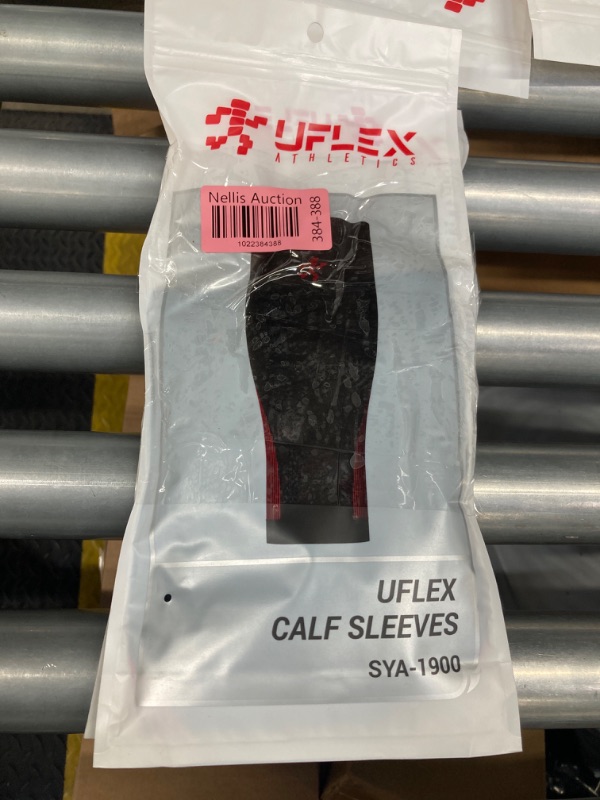 Photo 2 of * 2 packs* UFlex Athletics Graduated Compression Calf Sleeve - Fit Wraps Designed for Professional Athletes - Supports Pain Relief, Shin Splints, Arthritis and Varicose Veins (Large)