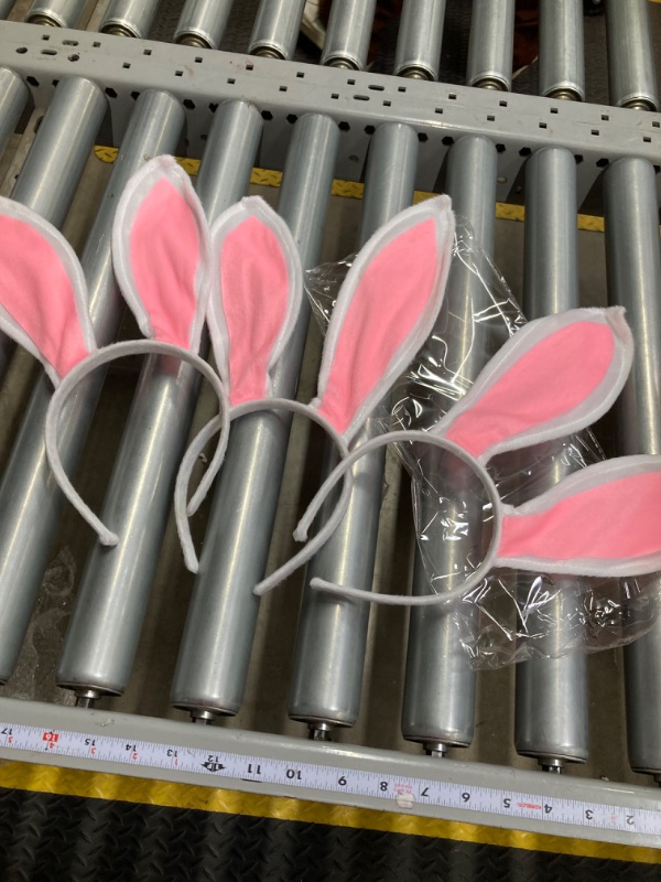 Photo 1 of 3 otters Plush Bunny Ears, 3PCS Cute Easter Bunny Headband for Party Favors Easter Rabbit Ears for Cosplay Birthday Decoration