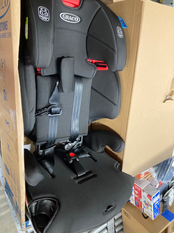 Photo 2 of Graco Tranzitions 3 in 1 Harness Booster Seat, Proof Tranzitions Black