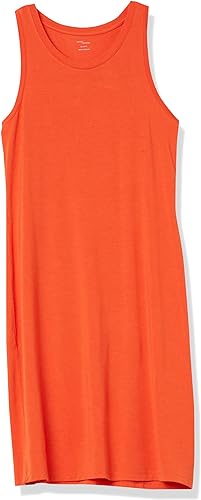 Photo 1 of Amazon Essentials Women's Lightweight Jersey Slim-Fit Tank Mini Dress (Previously Daily Ritual) https://a.co/d/0f7MOmW