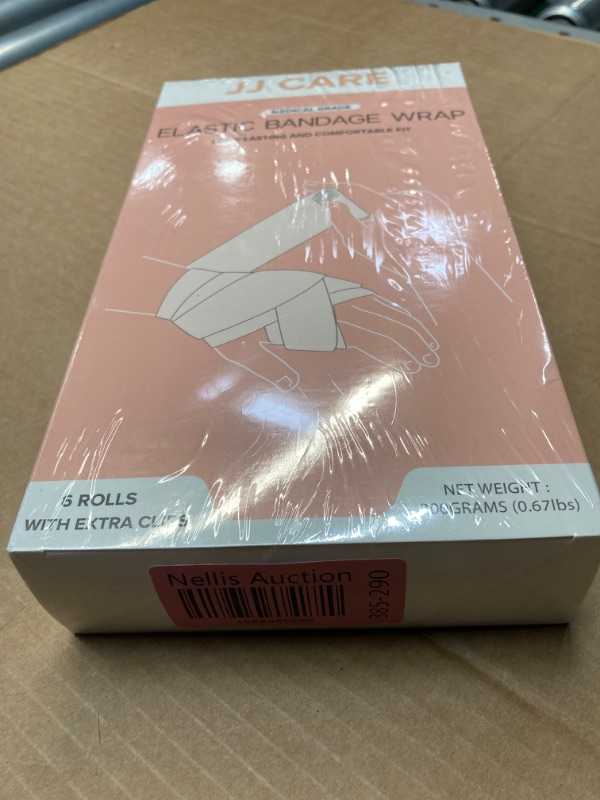 Photo 1 of JJ CARE Elastic Bandage Wrap 6 Packs, Compression Bandages in 2, 3 Inches and 4 Inches, for Ankle, Wrist, and Foot Elastic Bandages 6 Rolls, Compression Bandage Wrap with Hook and Loop Fastener