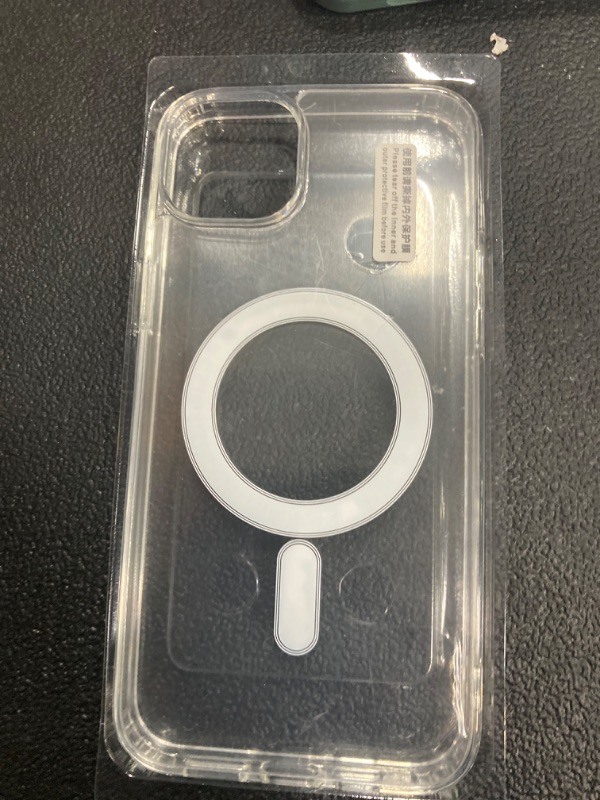 Photo 3 of OtterBox Clear Case Series with MagSafe for iPhone 14 Plus, Shockproof, Drop Proof, Ultra-Slim, Protective Case, 2X Tested to Military Standard, Regalia Regalia iPhone 14 Plus