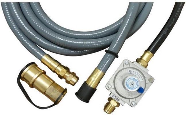 Photo 1 of KitchenAid 710-0003 Natural Gas Hose and Regulator for Gas Grill Conversion Gray
