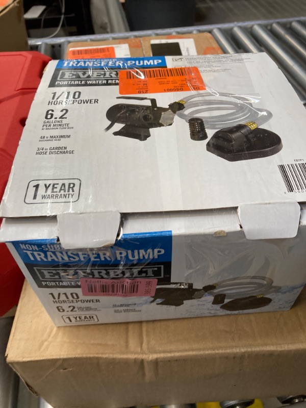 Photo 1 of 1/10 hp Transfer Pump