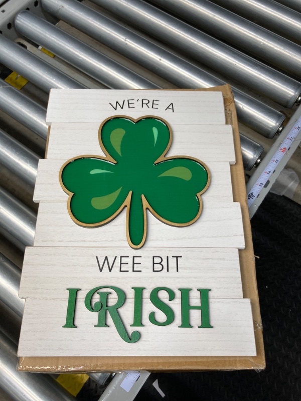 Photo 1 of 
 Brand: Heart Carpenter
4.6 4.6 out of 5 stars 9
Rustic St. Patrick's Day Decorations Door Sign Happy Lucky Home Decor Wooden Hanging Sign for Front Door Lucky Shamrock Porch Front Door Hanger For Indoor Outdoor Decor 15x11 Inch
