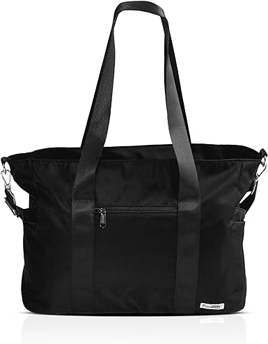 Photo 2 of PUMATOMA Large Tote Bag for Women, Lightweight Shoulder Bag Top Handle Handbag with Yoga Mat Buckle for Gym,Work,Travel
 
