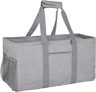 Photo 1 of Brand: XINFULLWOL 5.0  3
XINFULLWOL Extra Large Utility Tote Bag,Reusable Shopping Bags with Handles - Waterproof,Foldable,and Spacious