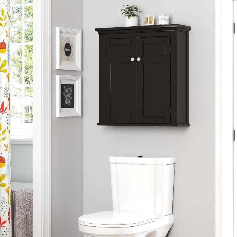 Photo 1 of ***SEE NOTES*** Modern Bathroom Wall Cabinet with Adjustable Shelf - Full Sized Wall Mounted Cabinets - Utility Medicine Cabinet for Kitchen Laundry Room - Wooden Storage Over Sink Toilet