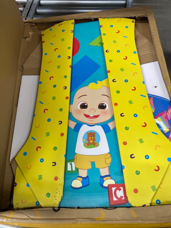 Photo 4 of Pop2Play Cocomelon Indoor Playground for Toddlers – StrongFold Technology Cardboard Toddler Slide by WowWee