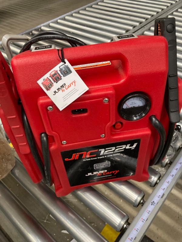 Photo 1 of Jump-N-Carry JNC1224 3400/1700 Peak Amp 12/24V Jump Starter and Charging Cord 3400 Amp 12/24V Jump Starter + Charging Cord