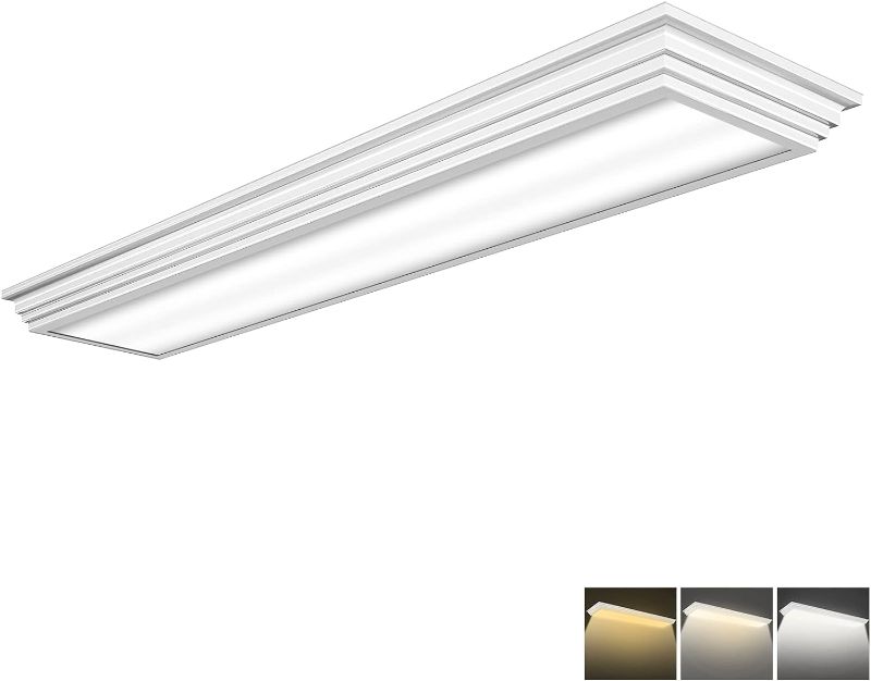 Photo 1 of  LED Light Fixture, Flush Mount 48 Inch Linear Ceiling Lighting