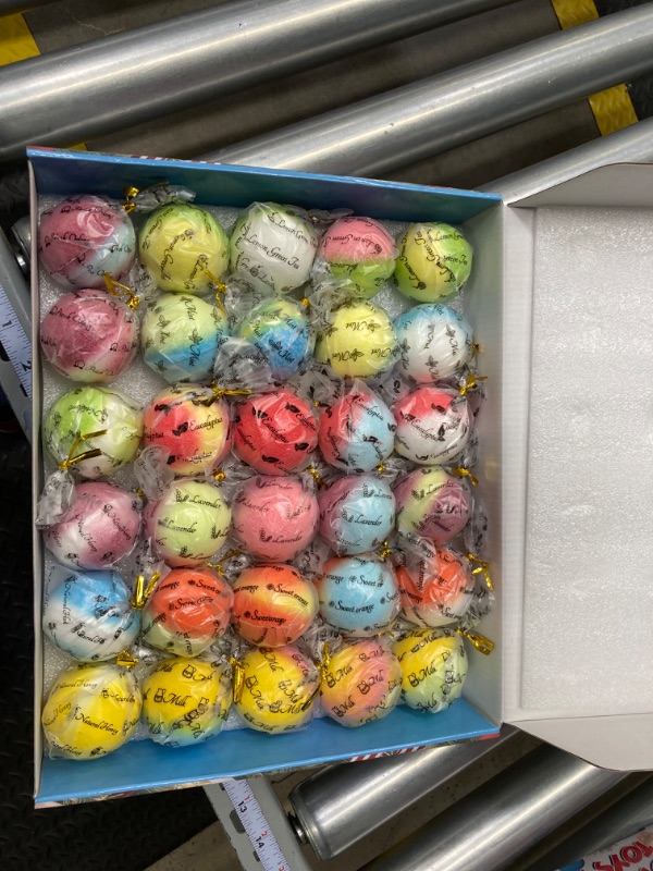 Photo 1 of 30PCS Bath Bombs for Kids with Surprise Suction Toys Inside, Natural Organic Bubble Bath Bombs with Toys, Handmade Gifts for Girls and Boys, Bulk Relaxing Home Spa Birthday,More Funny Ideal Gift Set 30PCS Christmas Bath Bombs for Kids