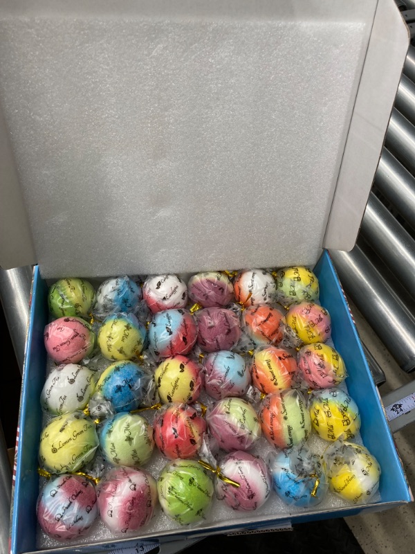 Photo 1 of 30PCS Bath Bombs for Kids with Surprise Suction Toys Inside, Natural Organic Bubble Bath Bombs with Toys, Handmade Gifts for Girls and Boys, Bulk Relaxing Home Spa Birthday,More Funny Ideal Gift Set 30PCS Christmas Bath Bombs for Kids