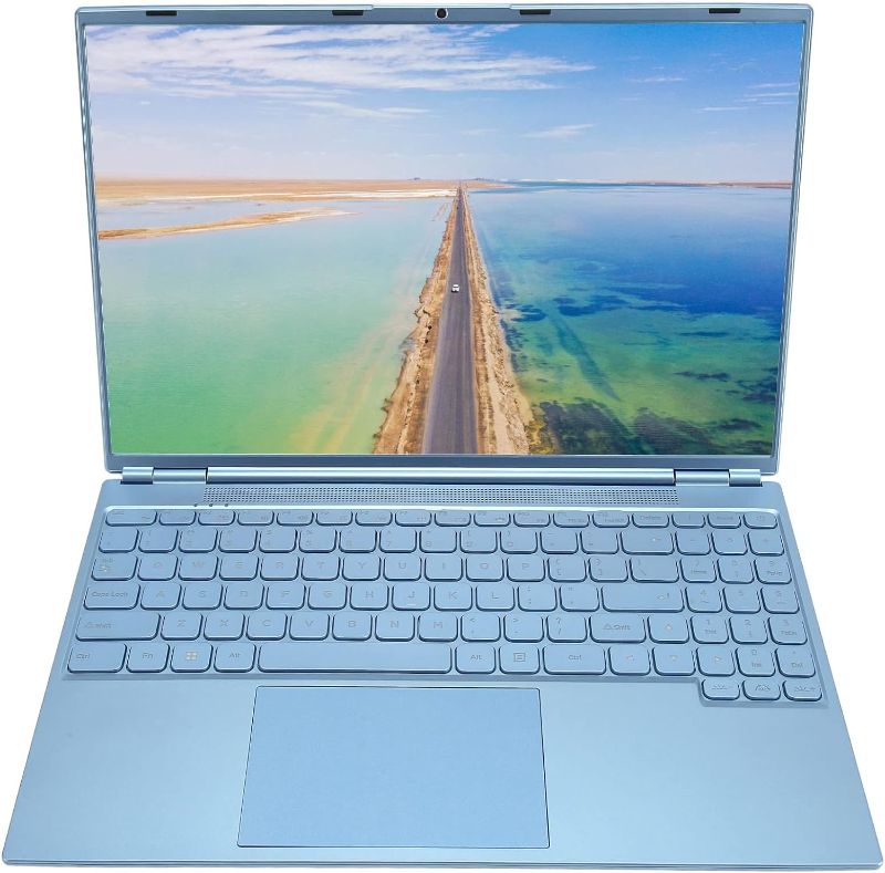 Photo 1 of Estink 16 inch Laptop,Portable Laptop with 1920x1200 HD IPS Display, 2.4G 5G WiFi, 12GB DDR4, Quad Core 4 Threads 2.0ghz Processor, N5095 CPUfor 10 11, Used for Work Study (12GB+256GB US Plug)